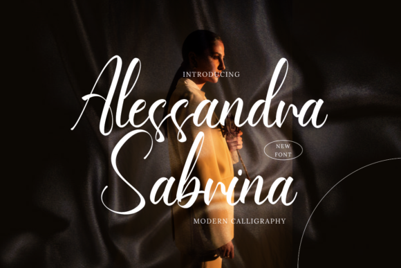 Alessandra Sabrina: Elegant Script Font