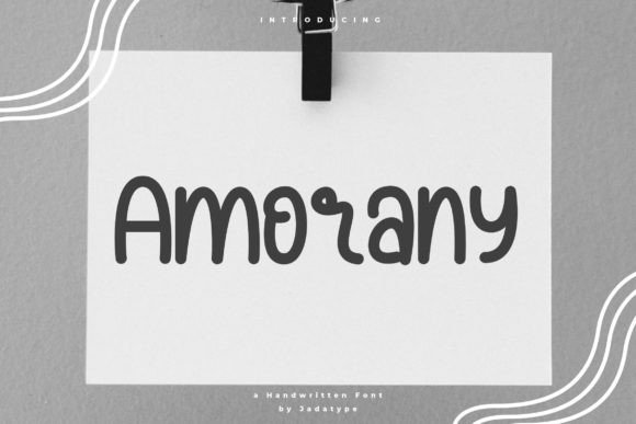 Amorany Font: Elegant Handwriting for Editorial Design