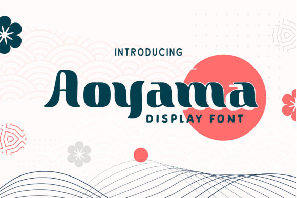 Aoyama: A Stylish Display Font for Editorial Design