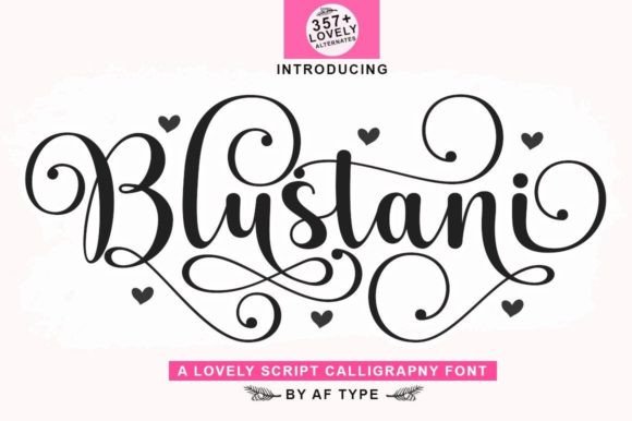 Blustani: A Script Font for Real Design Work