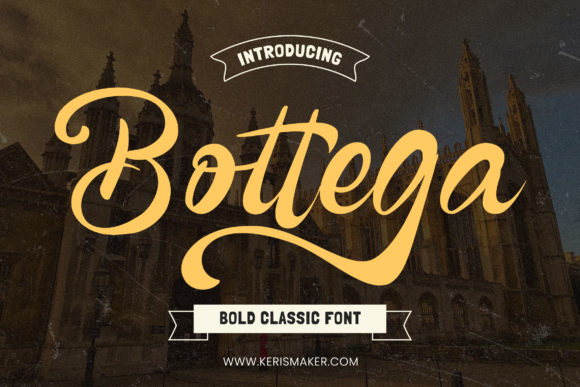 Bottega: A Warm, Handwritten Font for Business