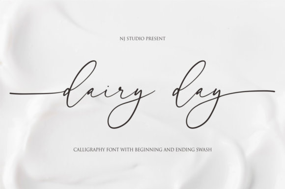 Dairy Day: A Modern Calligraphy Font