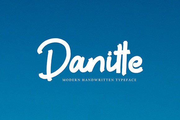 Dannite: A Bold Handwritten Font for Editorial Design
