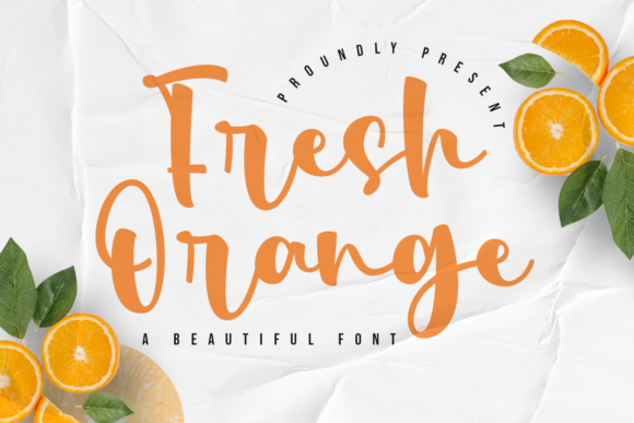 Fresh Orange Font for Creative Makers