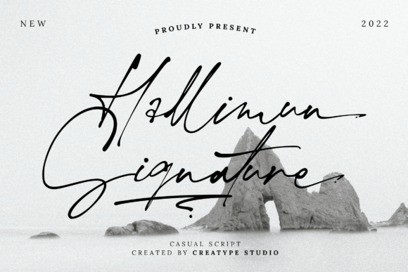 Hallimun Signature: A Stylish Script Font