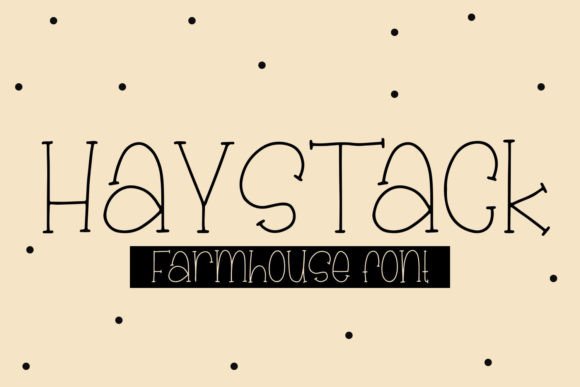 Haystack: A Quirky Handwritten Font