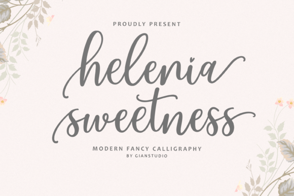 Helenia Sweetness: A Modern Script Font