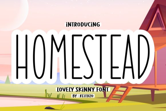 Homestead Font: Handwritten Elegance for Makers