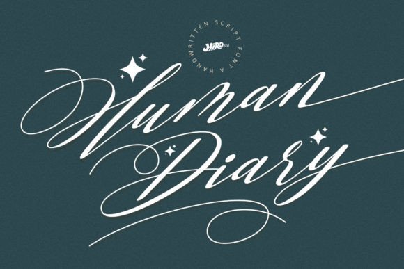 Human Diary: A Handwritten Font for Elegant Design