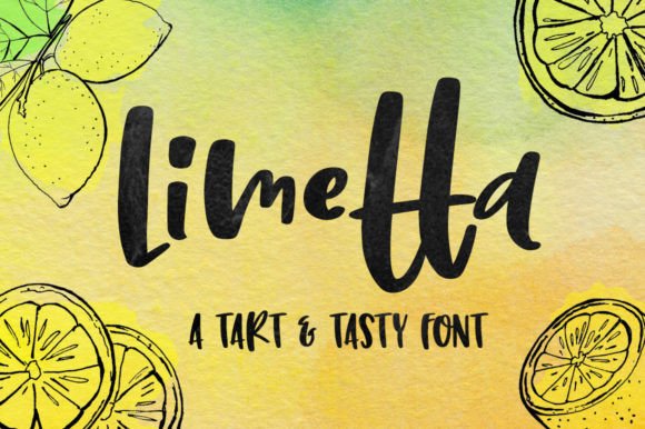 Limetta: A Fun, Hand-Lettered Font