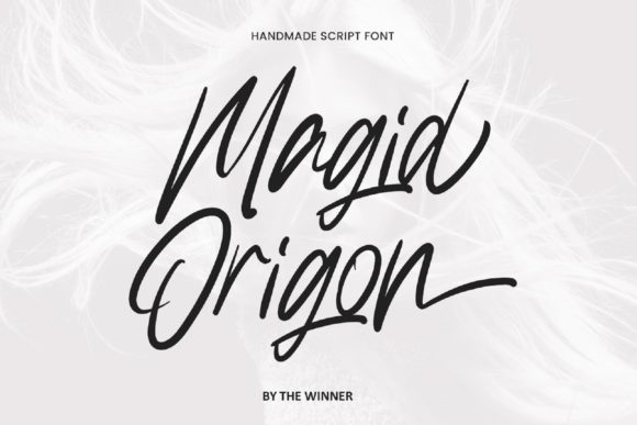 Magid Origon: A Refined Script Font