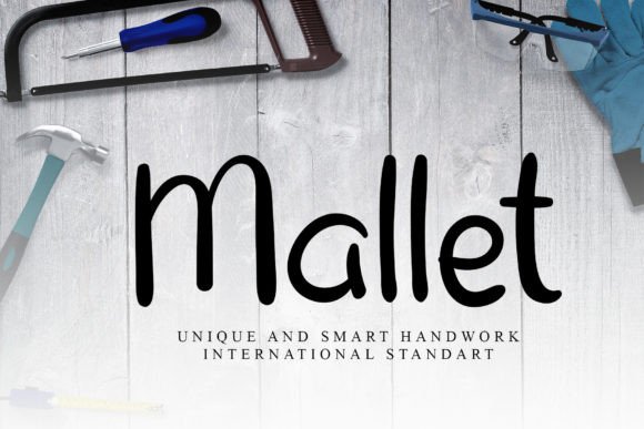 Mallet: A Handwritten Font for Elegant Design