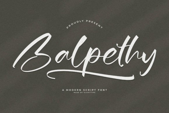Modern Script Font for Editorial Design