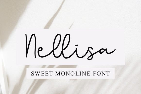 Nellisa: A Bouncy Script Font for Creative Projects