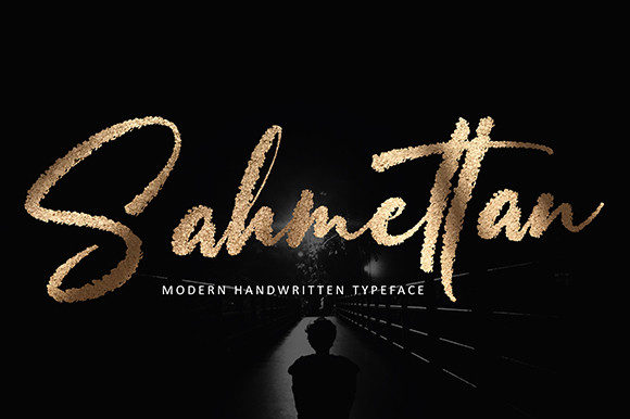 Sahmettan: A Stylish Script Font