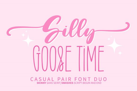 Silly Goose Time Font for Creative Projects