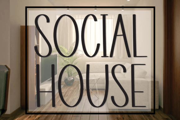 Social House: A Handwritten Font for Creative Projects