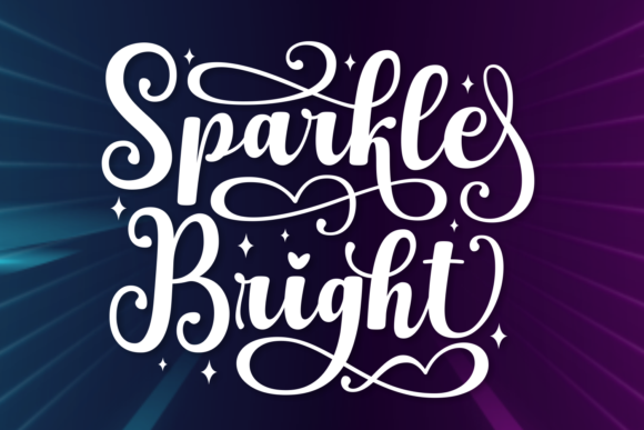 Sparkle Bright Font for Bold Branding