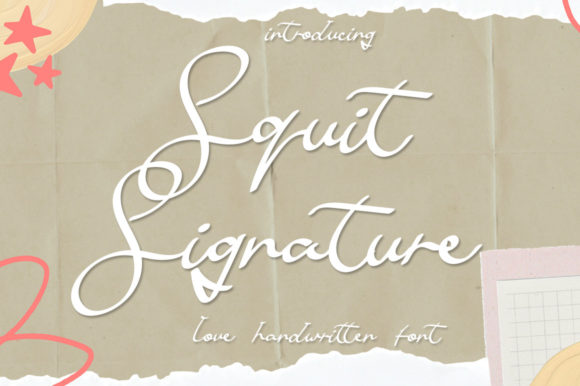 Squit Signature: A Font for Business Elegance