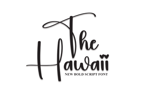 The Hawaii: A Handwritten Font for Web Design
