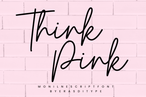 Think Pink Font for Business