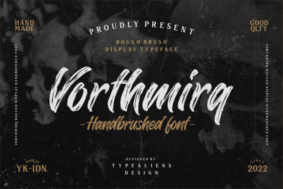 Vorthmirq: A Script Font for Modern Design