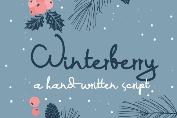 Winterberry Font: Elegant Script for Web Design