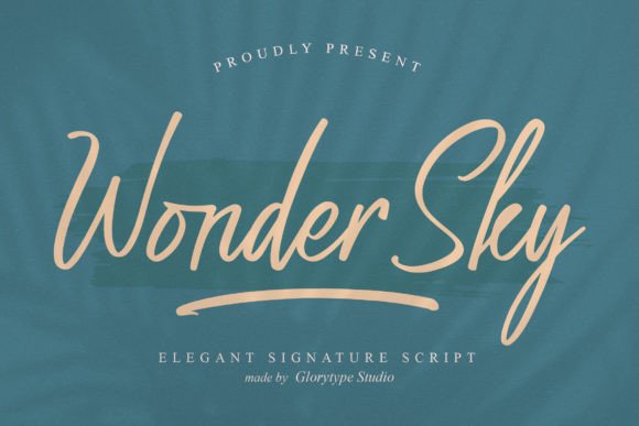 Wonder Sky: A Graceful Script Font
